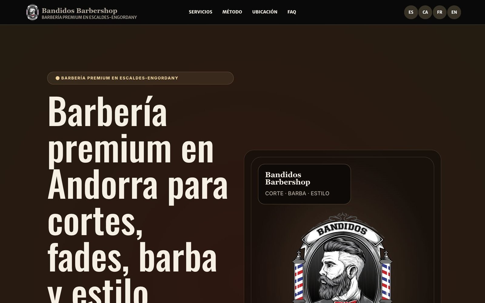 Bandidos Barbershop — Barbier