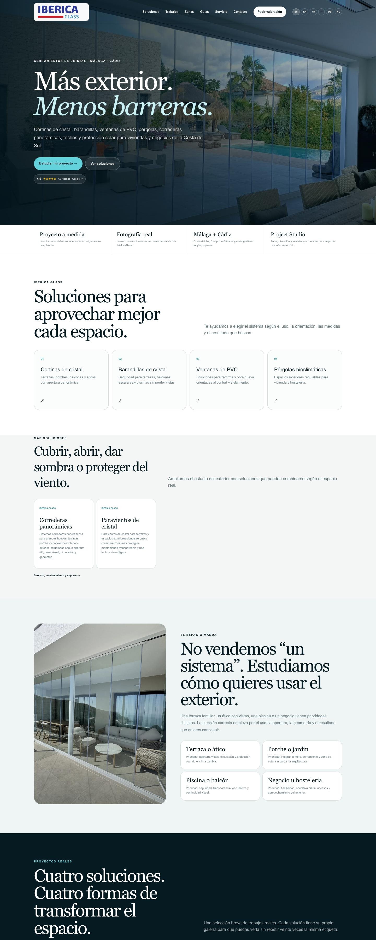 Ibérica Glass — Cerramientos de cristal